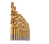 99Ps Titanium Coated HSS Steel Drill Bit Set with carrying case