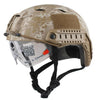 Taktisch Schnell Helm MH Airsoft Militär Nvg Halterung Brille Visier A-Tacs
