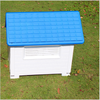 DURABLE DOG HOUSE KENENL - LARGE  BLUE / RED