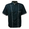 Short Sleeve Kitchen Cooker Working Uniform Chef Waiter Waitress Coat Jacket