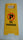Caution No Parking Double Side Sign Warning Board Bright Yellow Plastic 24"