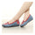 Kite Pointed Old Beijing Cloth Embroidered Shoes   blue