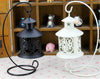 Retro Hollowed Out Iron Art Candle Holder