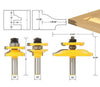 1.3cm Schaft Karnies Schiene und Stile Router 3 Bohrerspitzen Set Raised Panel