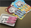 The First Cutlery Set Knife Fork Spoon Kids Toddler Mealtime Happy Day Metal
