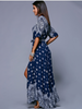 Gorgeous Boho Floral Bell Sleeves Hippie Holiday Maxi Long Dress