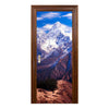 Door Sticker New 3D DIY PVC Waterproof  Door Wall Mural Nepal qd034