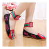Old Beijing Cloth Embroidered Shoes Facial Makeup