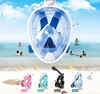 Full Face Snorkeling Snorkel Mask Gopro compatible for Adult and Children