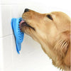 Slow Treat Dispensing Mat Suctions to Wall for Pet Bathing Grooming Dog Training
