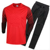 Adulte Unisexe Enfant Manche Longue Gardien de But Vêtements Uniforme 4 Colors