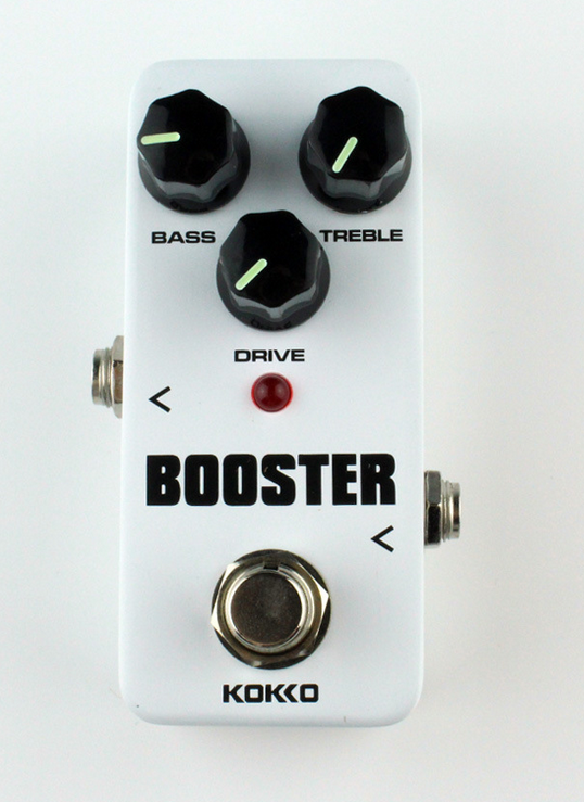 Mini Booster Pedal Portable 2-Band EQ Guitar Effects High Quality