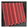 Red Piglet Pig Plastic Floor Board Dung Mesh 70x70