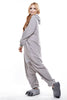 Unisex Adult Pajamas Cosplay Costume Animal one piece sleepwear Suit Chinchilla