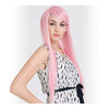 55cm Straight Cosplay Anime Thickness Wig Pink hair cap