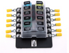 100a 12 Modos Circuito Led Indica Fusible Plano Bloque Caja Soporte Estándar Ato