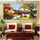 The new round diamond diamond embroidery living room lodge 5D diamond painting