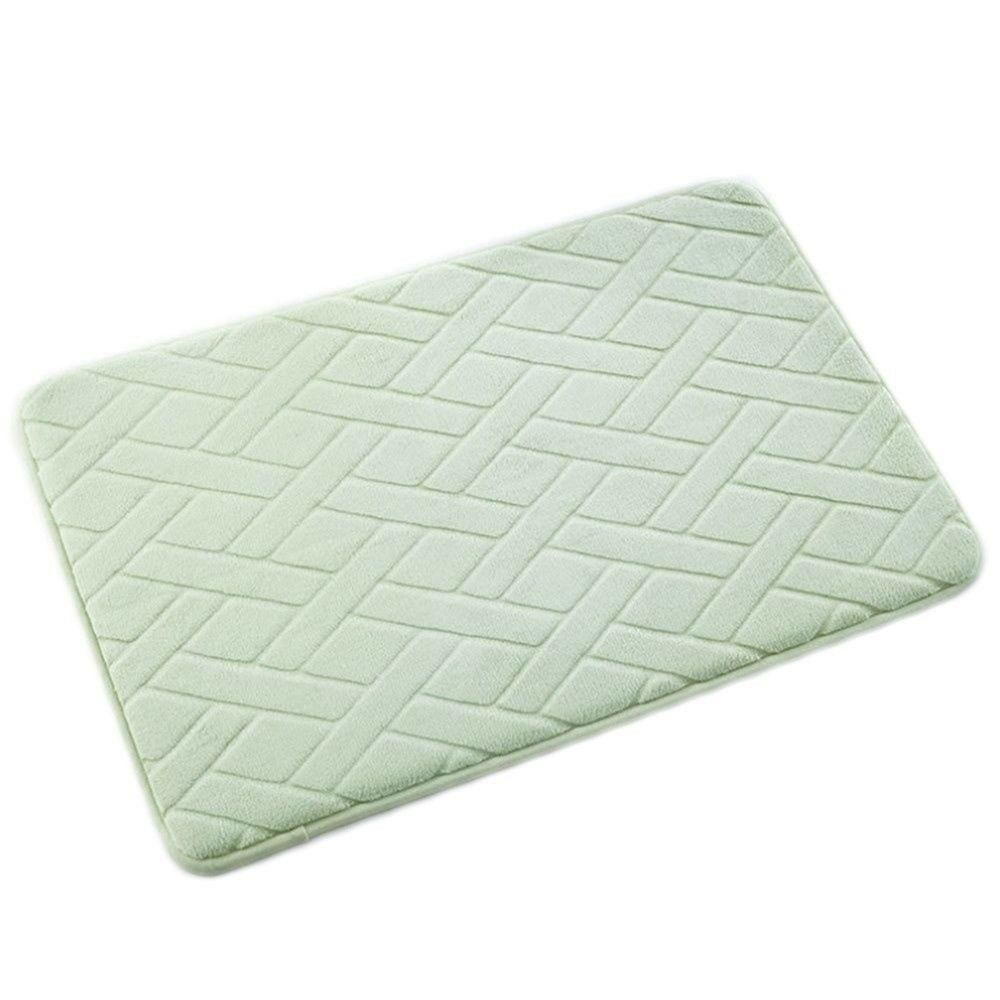 Low Resilience Non-slip Ground Mat Carpet   Prague apple green   40*60cm