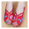 Old Beijing Cloth Embroidered Shoes Colorful Phoenix