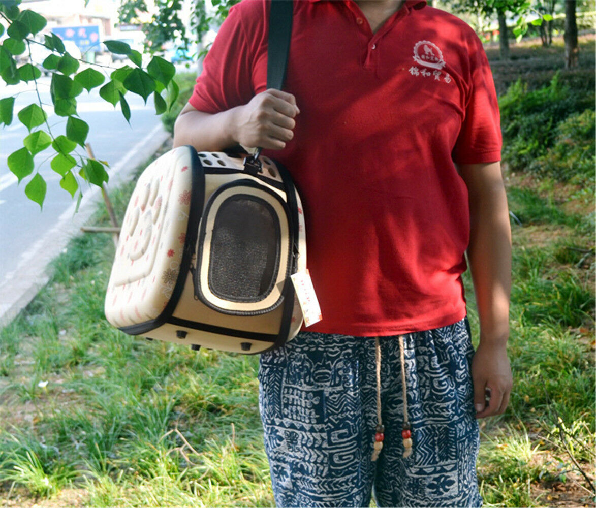 breathable pet dog foldable  hand out bags backpack portable luggage Teddy