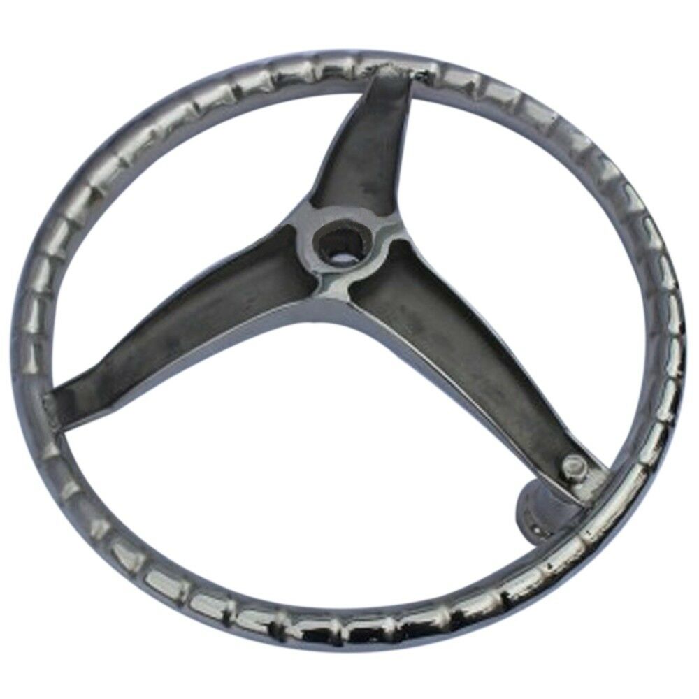 Stainless Steel Steering Wheel Yacht Marine 13.5
