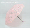 Fashion umbrella Color Changing Water Activated Windproof Princess Folding