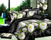 3d Blumen Queen King Größe Bettdecke/Bettdecke Blatt Deckel 4-tlg. Set Baumwolle