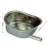 Oval Ellipse Stainless Steel Water Bowl Livestock  Automatic Pig Drinker