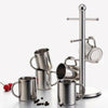 Double Layer Stainless Steel Mug Cup With Stand