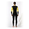 S016S017S018 One-piece Diving Suit Wetsuit Surfing   yellow unhooded   XS
