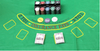 200pcs Portable Jeton de Poker Set 21 Jack Acier Étui Deux Carte Set Jeu Famille