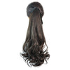 Wig Horsetail Lace-up Long Curled Hair
