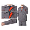 Grey with Orange Edge Working Protective Gear Uniform Welder Jacket Winter   170