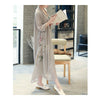 Vintage China Traditioneller Stil Locker Sitzend 2-teilig Imitat Anzug Abend