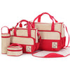 Hot 5pc Baby multifunction Changing Diaper Nappy Mummy Mother Handbag Bags