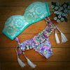 Swimsuit Swimwear Bathing Suit Floral Printing 2pcs Bikini