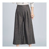 Ninth Loose Pants Blending All-match Casual Ninth Trousers grey S