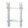 Plastic Tube Fishing Rod Holder Rack for Yacht with 2 Tubes