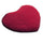 Solid Color Thick Fluff Heart Door Ground Foot Mat Carpet Ground Mat