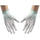 1 pair Work Protection Nyron PU Glue Gloves Anti-static 21cm
