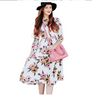 Romantic Blossom Floral Long Sleeve Casual Party Dress