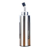 Stainless Steel Oil Kettle Vinegar Can Soy Bottle with Visible Window triangle