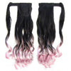 Magic Tape Gradient Ramp Horsetail Wig Curled