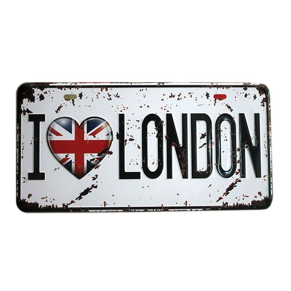 America Vintage Car Plate Wall Hanging Decoration   22