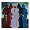 Halloween Cosplay Edad Media Monje Mago Christian BROWN S
