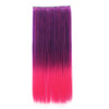 60cm Extension de Cheveux Pièce Dégradé Morceau Long Droit 55 Couleurs