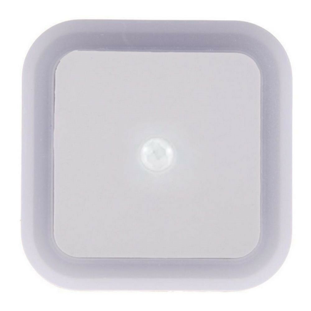 LED Body Induction Sensor Controlled Night Light ABS    White