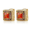 Colorful Zircon Diamanted Earrings