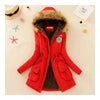 Femme Manches Longues Coton Manteau Faux Agneau Laine