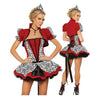 Haut Tube Pèlerine Reine Vêtement Halloween Reine Noblewoman